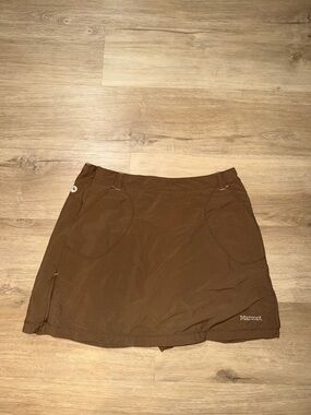 Marmot Brown Mini Skirt